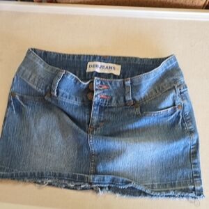 Deb Blue Denim Mini Skirt